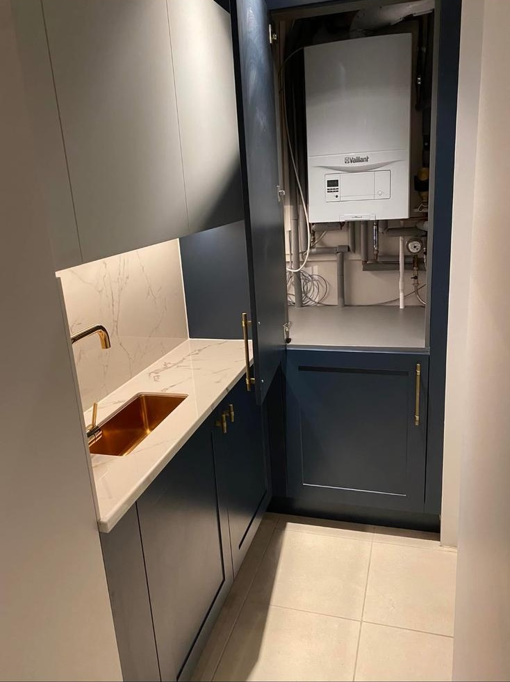 complete plumbing first second fix on bathroom and kitchens Installed radiators second fix ,changed three boilers and hot water cylinders